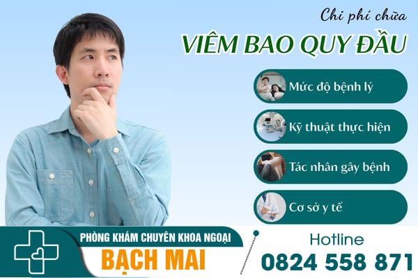Chi phí chữa viêm bao quy đầu hết bao nhiêu, có cao không? 139